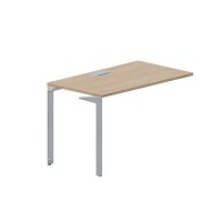 Ray RYPL127 OWTI (Светлый дуб/Титан) Стол приставной, металлический аутлет