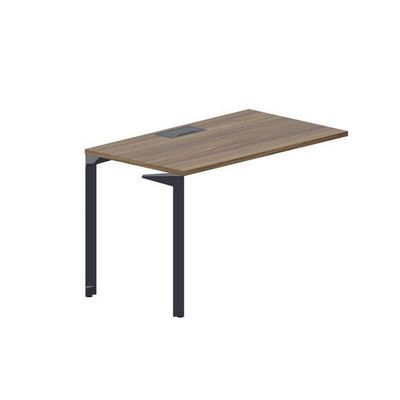 Ray RYPL127 WNAN (Орех/Антрацит) Стол приставной, металлический аутлет