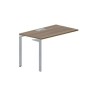 Ray RYPL127 WNTI (Орех/Титан) Стол приставной, металлический аутлет