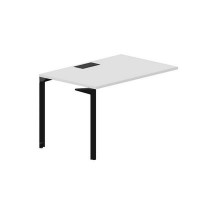 Ray RYPL128 BLNR (Белый/Черный) Стол приставной, металлический аутлет