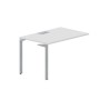 Ray RYPL128 BLTI (Белый/Титан) Стол приставной, металлический аутлет