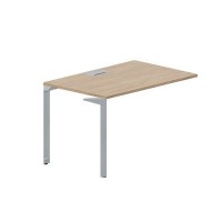 Ray RYPL128 OWTI (Светлый дуб/Титан) Стол приставной, металлический аутлет