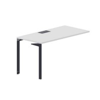 Ray RYPL147 BLAN (Белый/Антрацит) Стол приставной, металлический аутлет