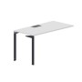 Ray RYPL147 BLAN (Белый/Антрацит) Стол приставной, металлический аутлет