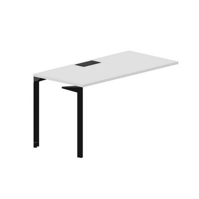 Ray RYPL147 BLNR (Белый/Черный) Стол приставной, металлический аутлет