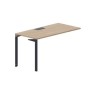 Ray RYPL147 OWAN (Светлый дуб/Антрацит) Стол приставной, металлический аутлет