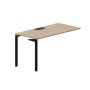 Ray RYPL147 OWNR (Светлый дуб/Черный) Стол приставной, металлический аутлет