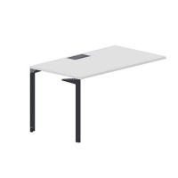 Ray RYPL148 BLAN (Белый/Антрацит) Стол приставной, металлический аутлет