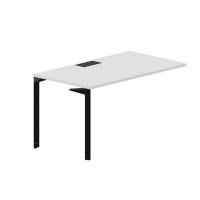 Ray RYPL148 BLNR (Белый/Черный) Стол приставной, металлический аутлет