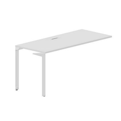 Ray RYPL167 BLBL (Белый/Белый) Стол приставной, металлический аутлет