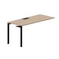 Ray RYPL167 OWNR (Светлый дуб/Черный) Стол приставной, металлический аутлет