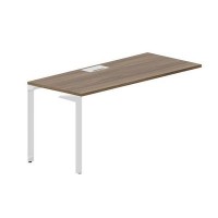 Ray RYPL167 WNBL (Орех/Белый) Стол приставной, металлический аутлет