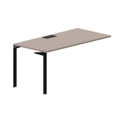 Рэй RYPL168 TRNR (Тортора/Черный) Стол приставной, металлический аутлет