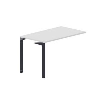 Ray RYPS127 BLAN (Белый/Антрацит) Стол приставной, без отверстий