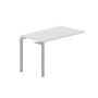 Ray RYPS127 BLTI (Белый/Титан) Стол приставной, без отверстий