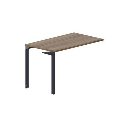 Ray RYPS127 WNAN (Орех/Антрацит) Стол приставной, без отверстий