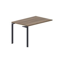 Ray RYPS128 WNAN (Орех/Антрацит) Стол приставной, без отверстий