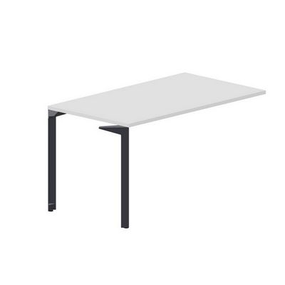 Ray RYPS148 BLAN (Белый/Антрацит) Стол приставной, без отверстий