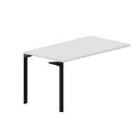 Ray RYPS148 BLNR (Белый/Черный) Стол приставной, без отверстий