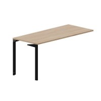 Ray RYPS167 OWNR (Светлый дуб/Черный) Стол приставной, без отверстий