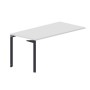 Ray RYPS168 BLAN (Белый/Антрацит) Стол приставной, без отверстий