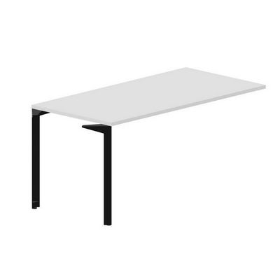 Ray RYPS168 BLNR (Белый/Черный) Стол приставной, без отверстий