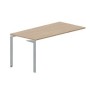 Ray RYPS168 OWTI (Светлый дуб/Титан) Стол приставной, без отверстий