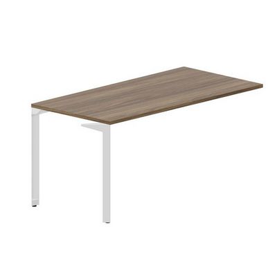 Ray RYPS168 WNBL (Орех/Белый) Стол приставной, без отверстий