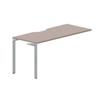 Ray RYPV167 TRTI (Тортора/Титан) Стол приставной, эргономичный вырез