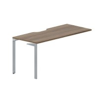 Ray RYPV167 WNTI (Орех/Титан) Стол приставной, эргономичный вырез