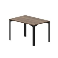 Ray RYS128 WNNR (Орех/Черный) Стол, без отверстий