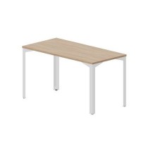 Ray RYS147 OWBL (Светлый дуб/Белый) Стол, без отверстий