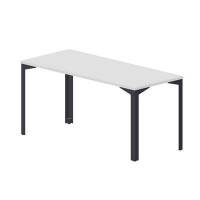 Ray RYS167 BLAN (Белый/Антрацит) Стол, без отверстий