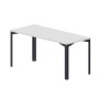 Ray RYS167 BLAN (Белый/Антрацит) Стол, без отверстий