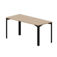 Ray RYS167 OWNR (Светлый дуб/Черный) Стол, без отверстий