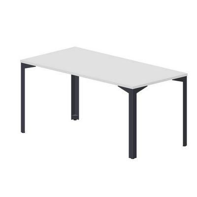 Ray RYS168 BLAN (Белый/Антрацит) Стол, без отверстий