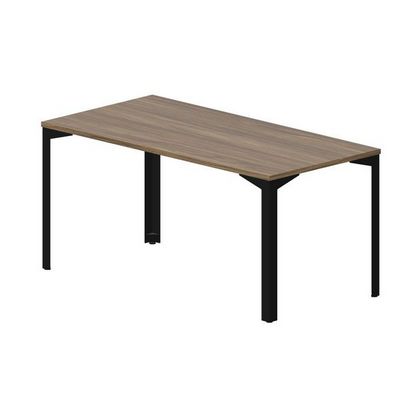 Ray RYS168 WNNR (Орех/Черный) Стол, без отверстий