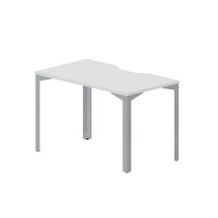 Ray RYV127 BLTI (Белый/Титан) Стол, эргономичный вырез