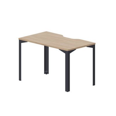 Ray RYV127 OWAN (Светлый дуб/Антрацит) Стол, эргономичный вырез