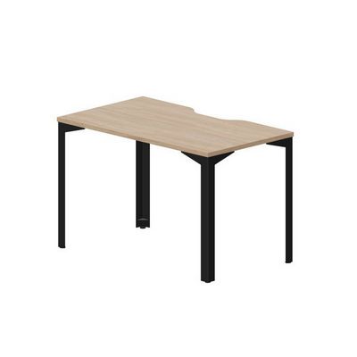 Ray RYV127 OWNR (Светлый дуб/Черный) Стол, эргономичный вырез