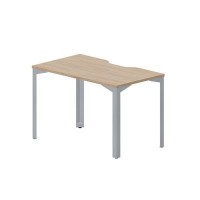 Ray RYV127 OWTI (Светлый дуб/Титан) Стол, эргономичный вырез