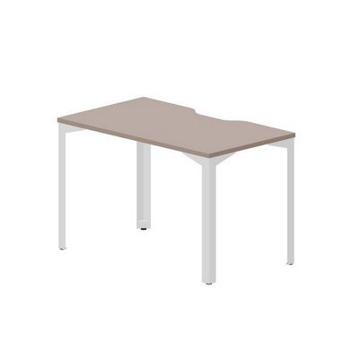 Ray RYV127 TRBL (Тортора/Белый) Стол, эргономичный вырез