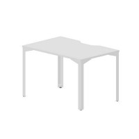 Ray RYV128 BLBL (Белый/Белый) Стол, эргономичный вырез