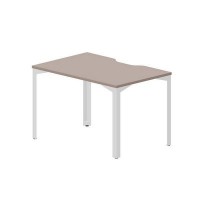 Ray RYV128 TRBL (Тортора/Белый) Стол, эргономичный вырез