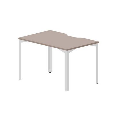 Ray RYV128 TRBL (Тортора/Белый) Стол, эргономичный вырез