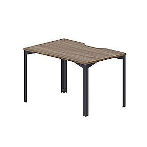 Рэй RYV128 WDAN (Орех браун/Антрацит) Стол, эргономичный вырез