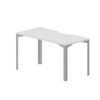 Ray RYV147 BLTI (Белый/Титан) Стол, эргономичный вырез