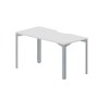 Ray RYV147 BLTI (Белый/Титан) Стол, эргономичный вырез