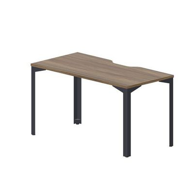 Ray RYV147 WNAN (Орех/Антрацит) Стол, эргономичный вырез