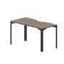 Ray RYV147 WNAN (Орех/Антрацит) Стол, эргономичный вырез